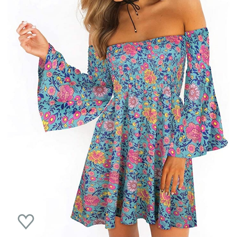 Off the shoulder dress